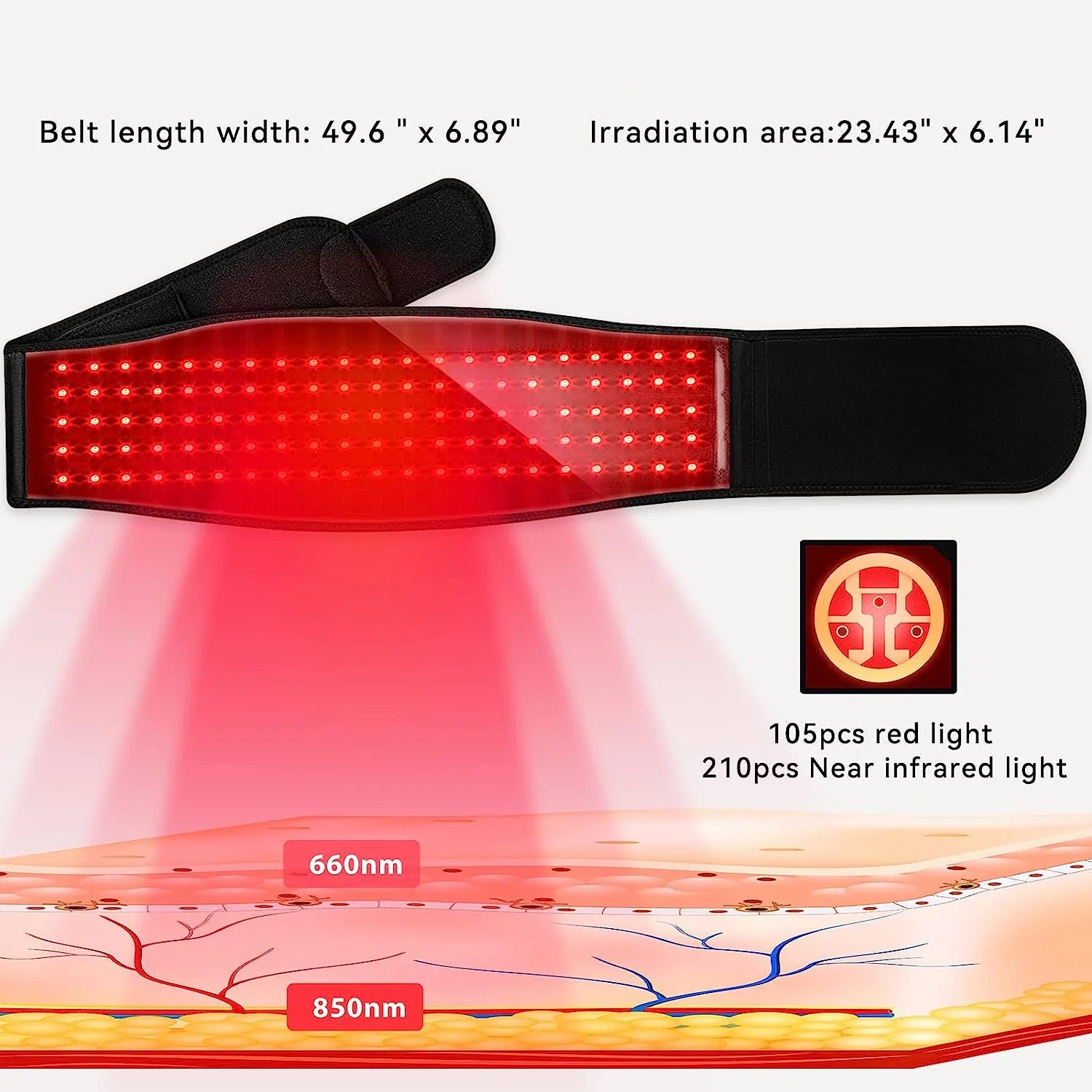 VIV Recovery – Red Light Therapy Belt